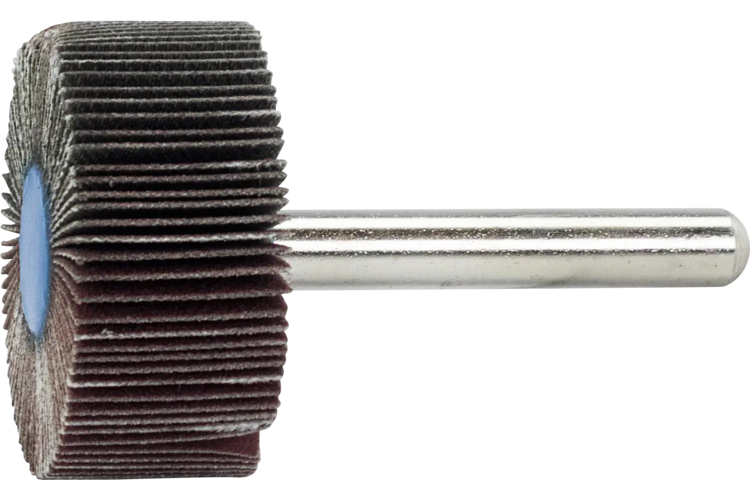 Picture of Pferd Mounted Flap Wheel, 1-3/8" X 5/8, 240 Grit, 1/4" Shank, Aluminum Oxide